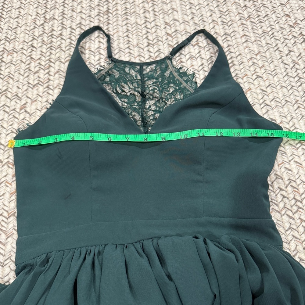 Lulus Green Lace A-Line Maxi Dress - Picture 12 of 13